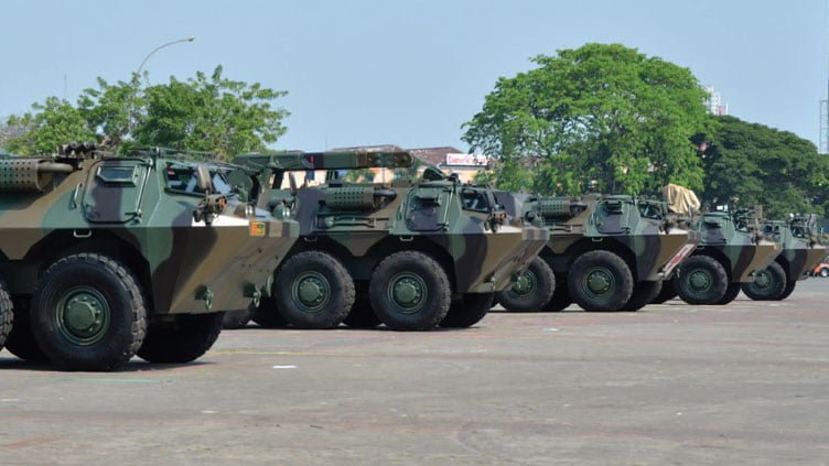 The Anoa is equipped with a 7.62 mm machine gun and a 40 mm grenade launcher and a protective shield for soldiers in case of anti-tank mines. In addition Anoa has air conditioning system to create comfort for soldiers.
