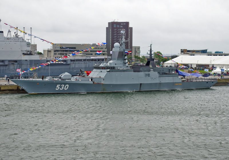 The Steregushchy corvette was developed by the Almaz Central Maritime Design Bureau between the late 1990s and 2000s.