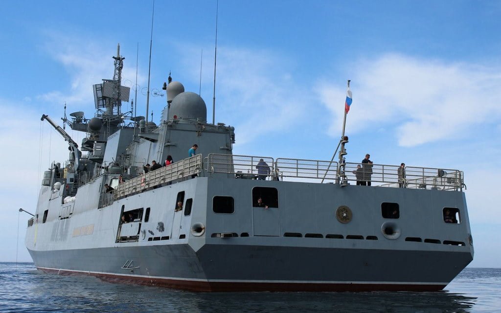 Admiral Grigorovich is greatly appreciated, a modern frigate armed with powerful missiles