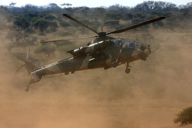 The helicopter can also carry short-range air-to-air missiles.