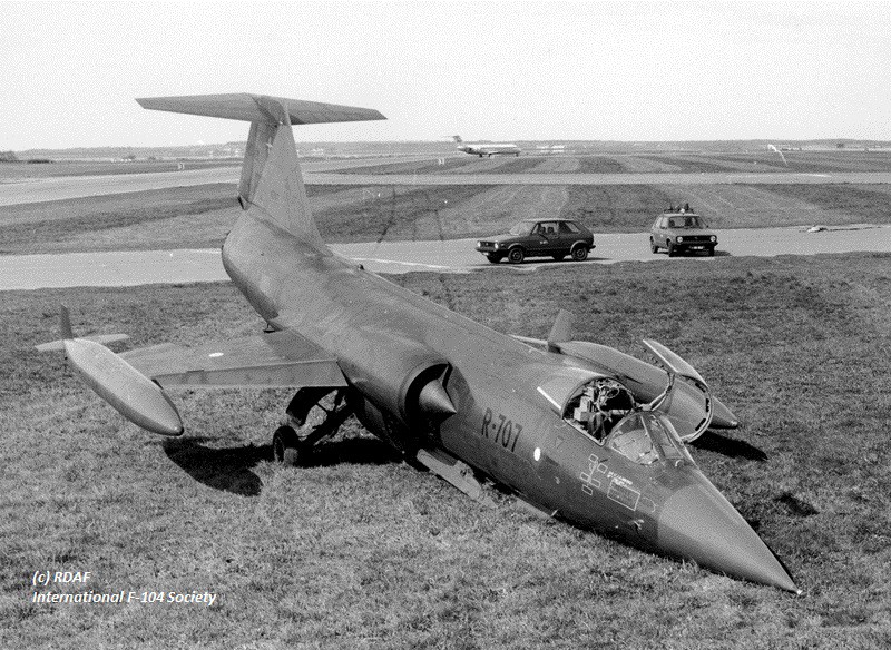 The F-104 has a higher crash rate than any other interceptor line fighter