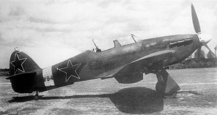 Soviet Hawker Hurricane fighter
